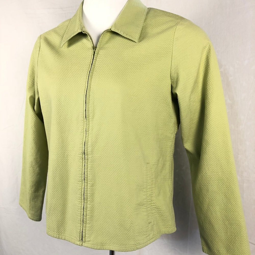 Eileen Fisher Lightweight Zip Front Jacket Size M